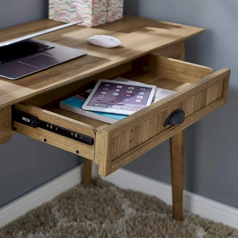 Scrivania moderna da ufficio con cassetto e hub USB