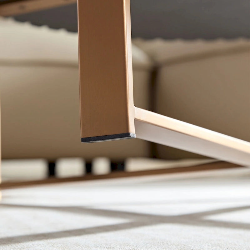 Tavolino rotondo a tamburo, 80 cm, piano in MDF con piedistallo in acciaio inossidabile, nero