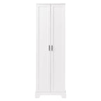 Armadio contenitore a due ante - 23,3"L x 16,9"W x 71,2"H