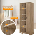 Armadio contenitore a due ante - 23,3"L x 16,9"W x 71,2"H