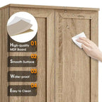 Armadio contenitore a due ante - 23,3"L x 16,9"W x 71,2"H
