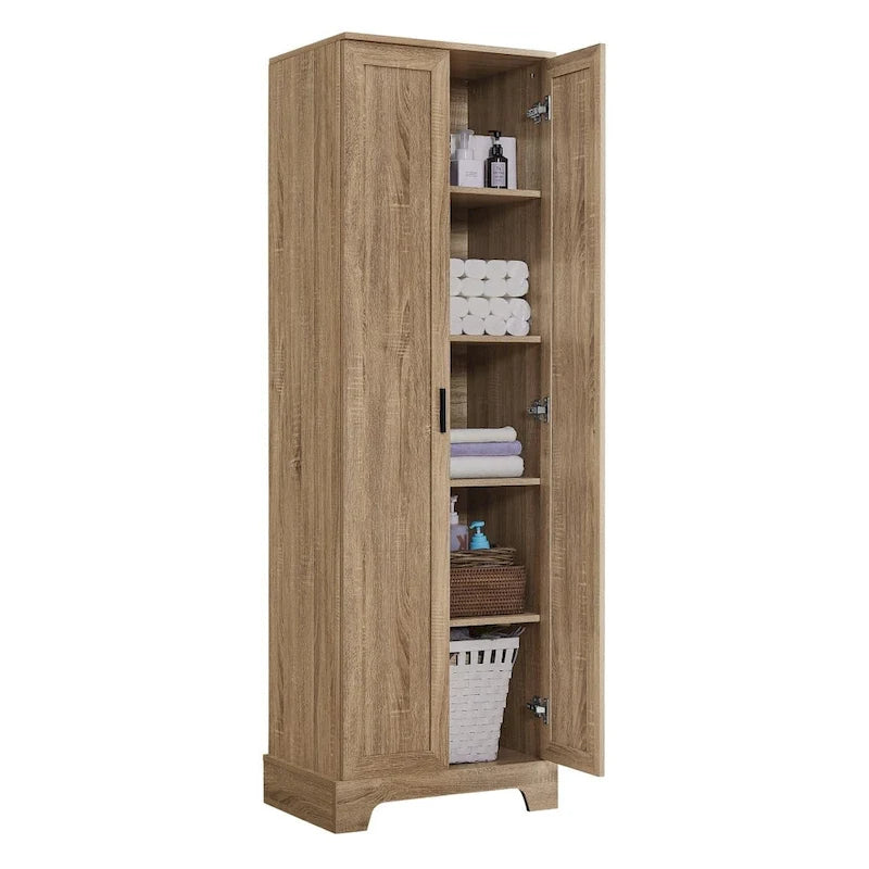 Armadio contenitore a due ante - 23,3"L x 16,9"W x 71,2"H