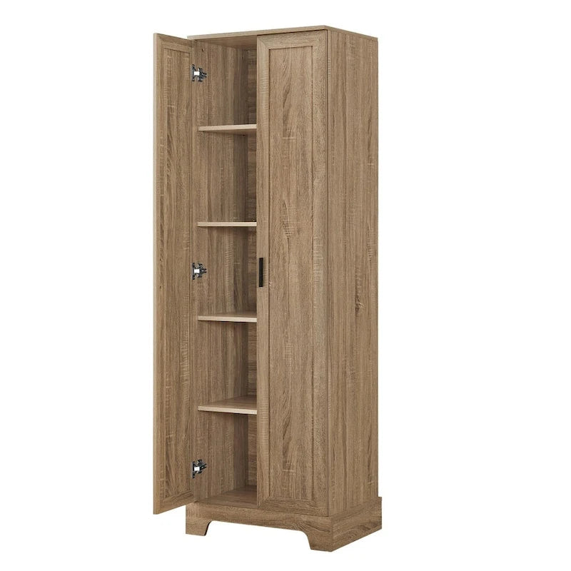 Armadio contenitore a due ante - 23,3"L x 16,9"W x 71,2"H