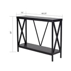 Supporto per acquario da 40/55 galloni in acciaio nero