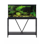 Supporto per acquario da 40/55 galloni in acciaio nero